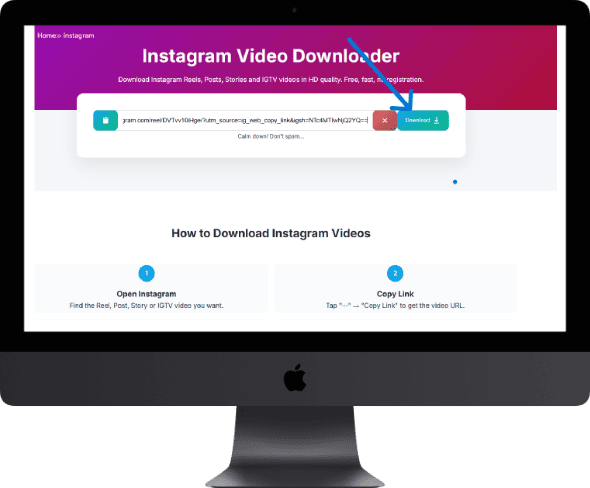 Paste URL above, click Get Link