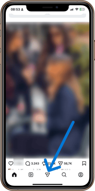 Find the Reel, Post, Story or IGTV video you want.